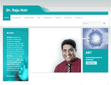 Tablet Screenshot of drrajunair.com
